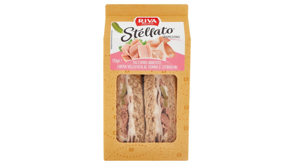 Stellato Tacchino Arrosto, Crema Vellutata al Tonno e Cetriolini