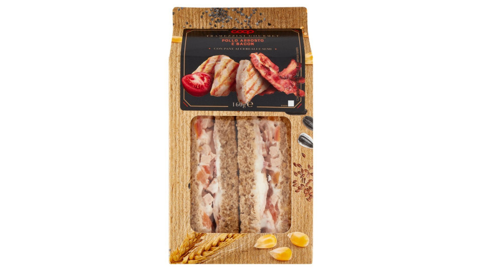 Tramezzini Gourmet Pollo Arrosto e Bacon 2 Tramezzini