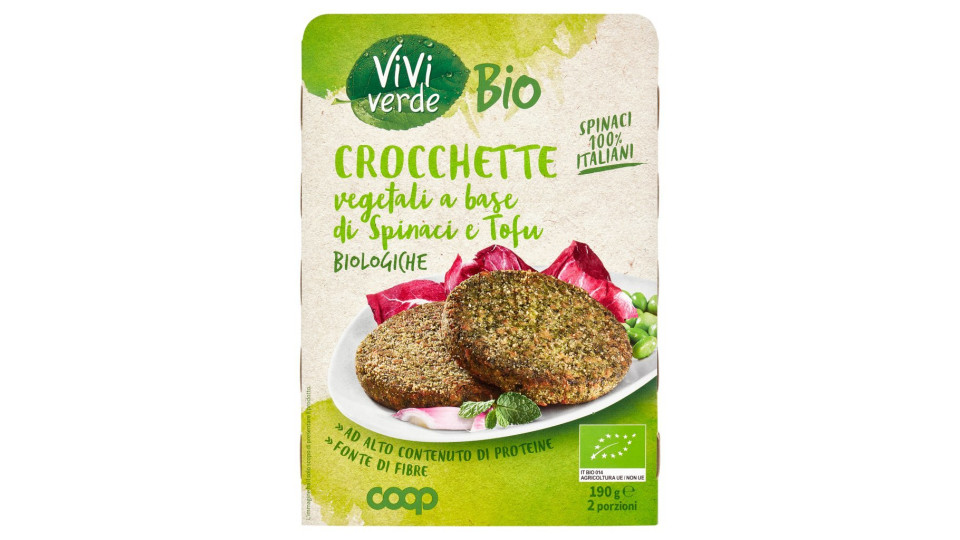 Crocchette Vegetali A Base Di Spinaci E Tofu Biologiche