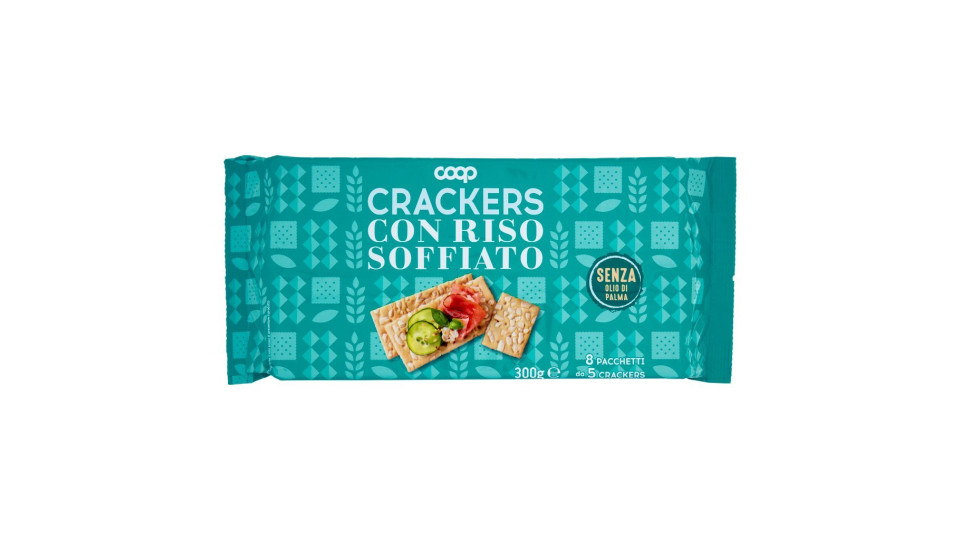 Crackers con riso soffiato gr 240
