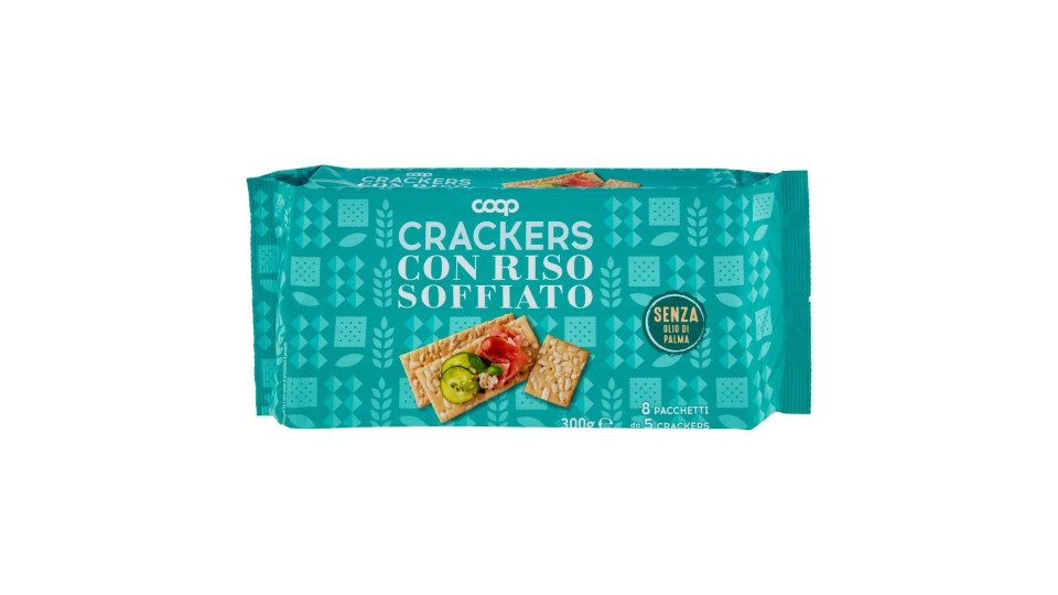 Crackers con riso soffiato gr 240