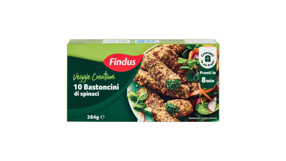 Findus Green Cuisine 10 Bastoncini di Spinaci 284 g