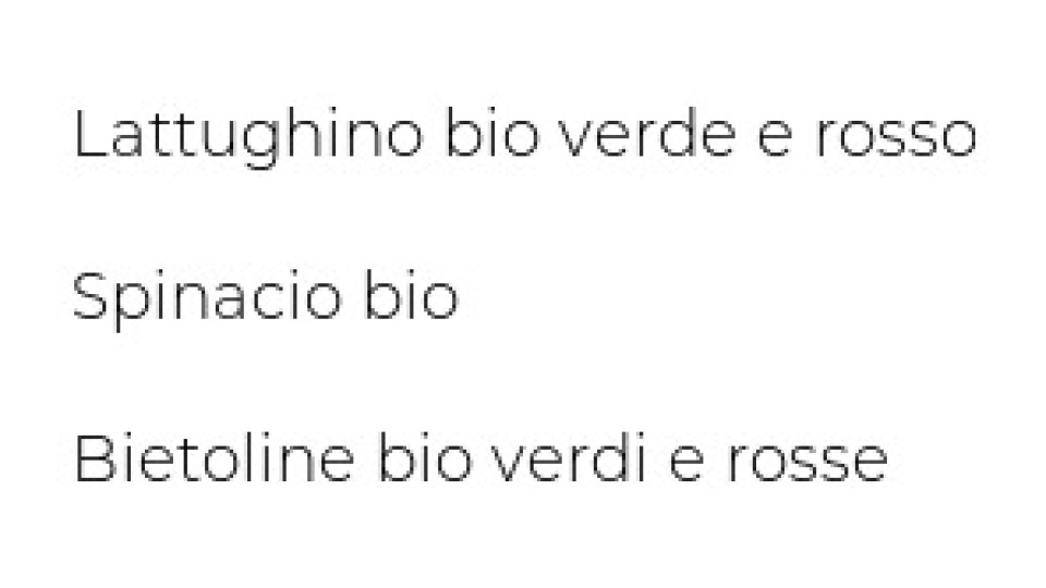 Insalata Mista Orientale Bio