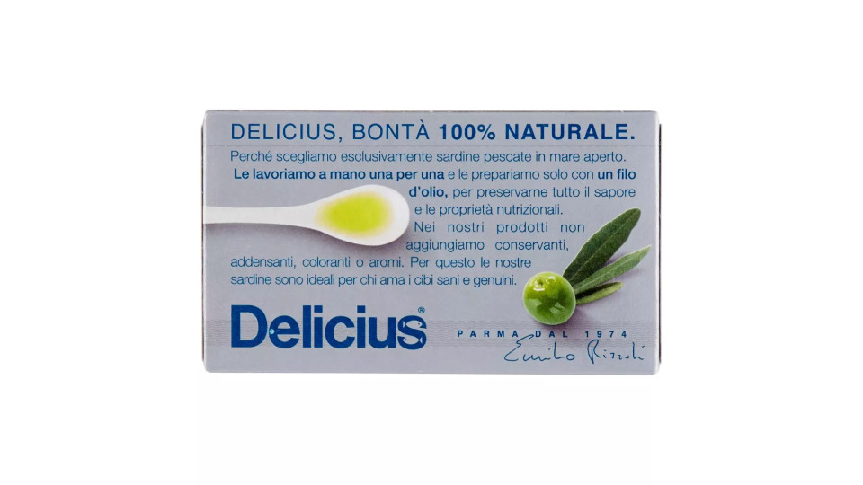 Delicius, sardine all'olio di oliva