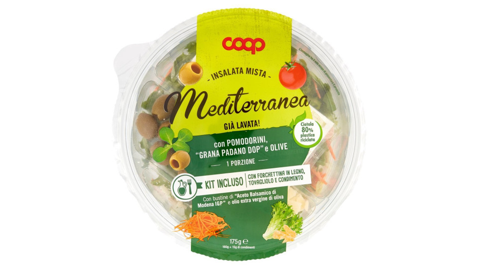 Insalata Mista Pronta Da Condire Mediterranea
