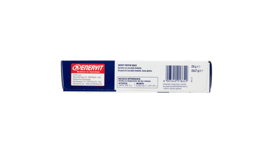 Enervit, Protein 8 snack cioccolato al latte
