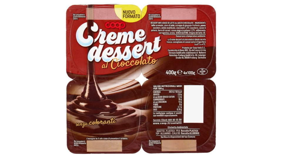 Creme Dessert Al Cioccolato