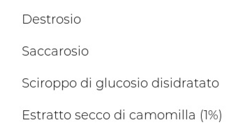 Plasmon, Camomilla estratto granulare