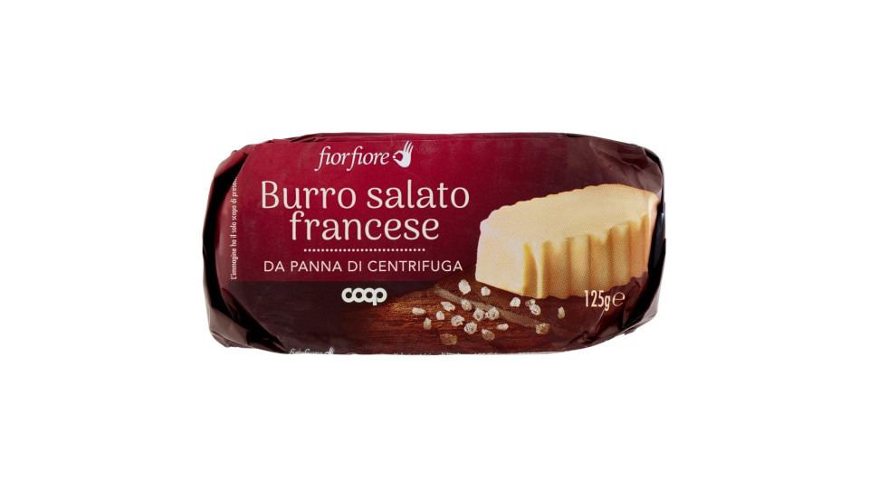 Burro Salato Ottenuto Da Panna Di Centrifuga