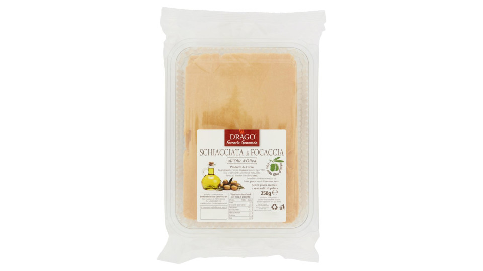 Schiacciata di Focaccia con Olive