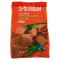 Crackers Con Riso, Farro E Sesamo