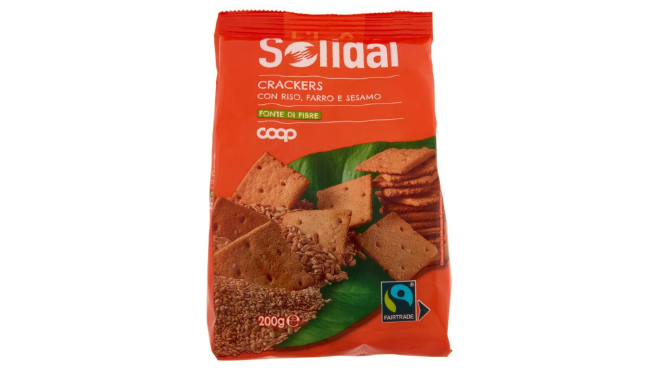 Crackers Con Riso, Farro E Sesamo