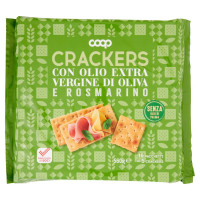 Crackers con Olio Extravergine di Oliva (3,2%) e Rosmarino