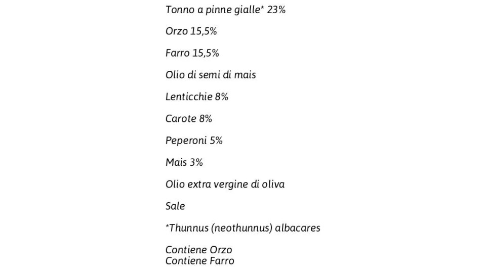 Rio Mare, Insalatissime orzo, farro e tonno