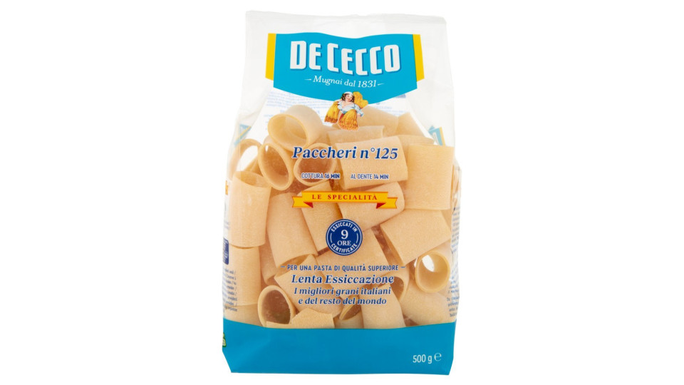 De Cecco Le Specialità Paccheri n° 125