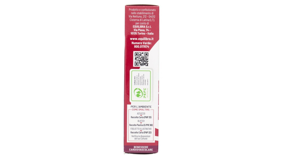 Equilibra, aglio biancospino 32 perle vegetali