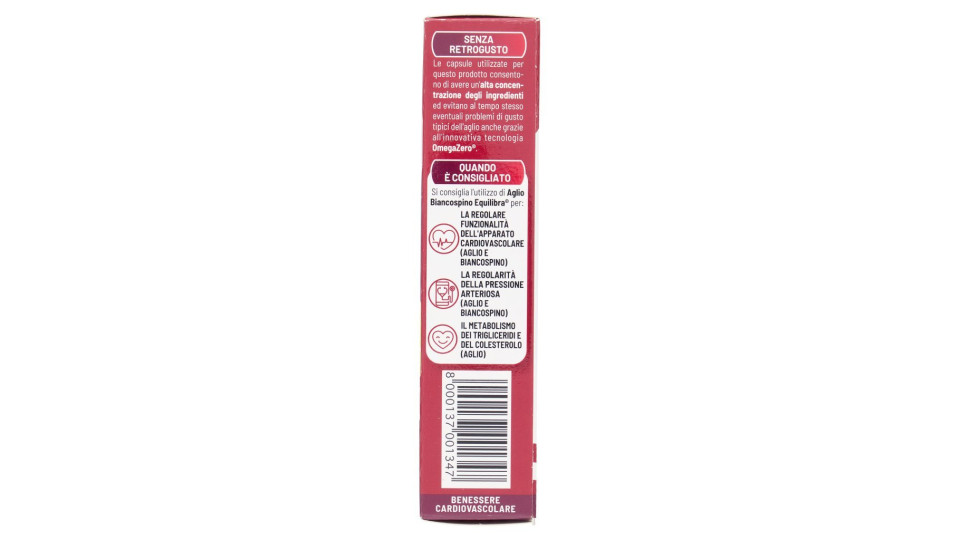 Equilibra, aglio biancospino 32 perle vegetali
