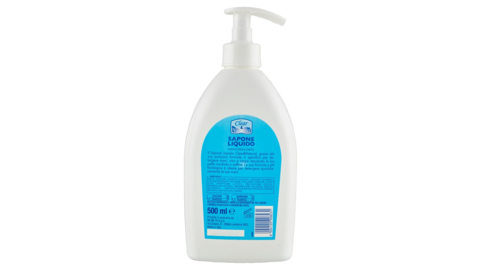 Sapone liquido neutro mani ph5,5