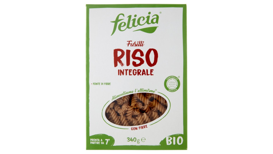 Fusilli Riso Integrale Bio