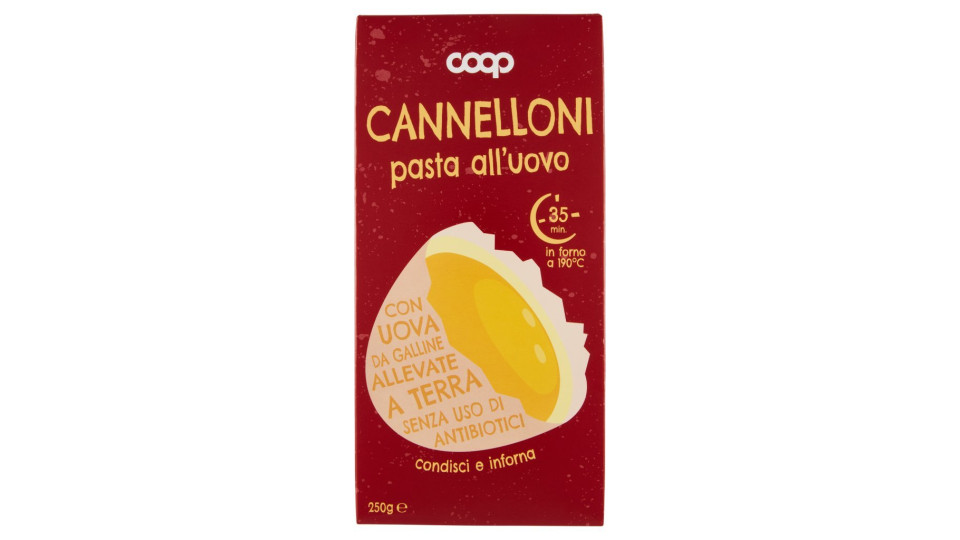 Cannelloni Pasta all'Uovo