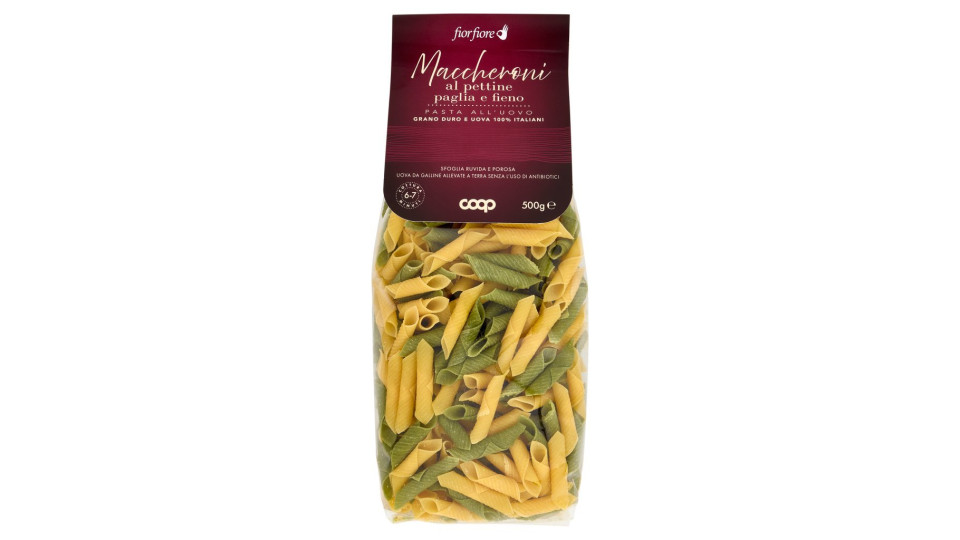 Maccheroni Al Pettine Paglia E Fieno Pasta All'uovo