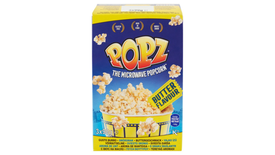 Popz, Microwave popcorn gusto burro