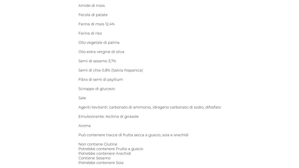Le Veneziane, mini grissini con sesamo e chia