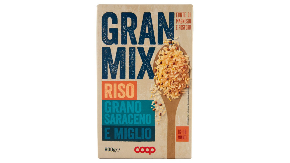 Granmix Riso, Grano Saraceno e Miglio