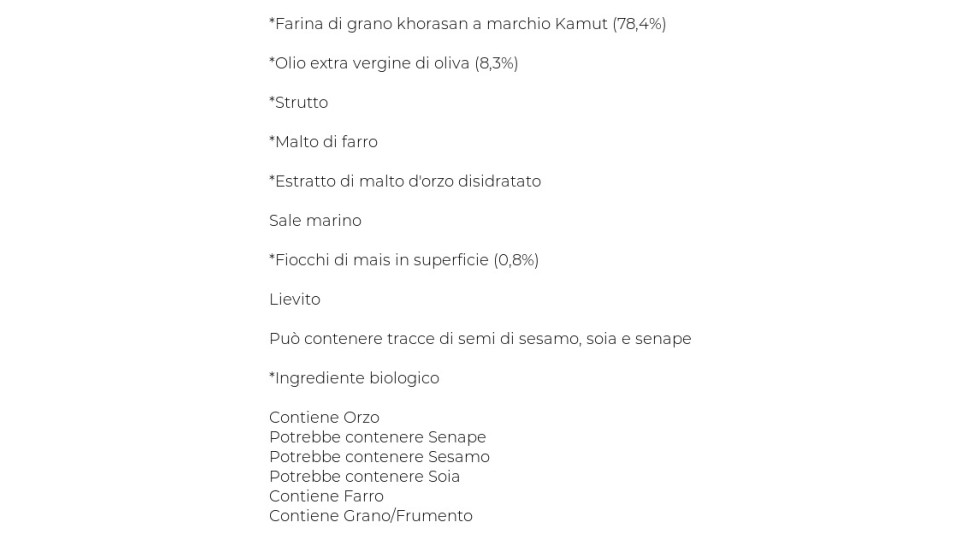 I Bibanesi, Bio Kamut