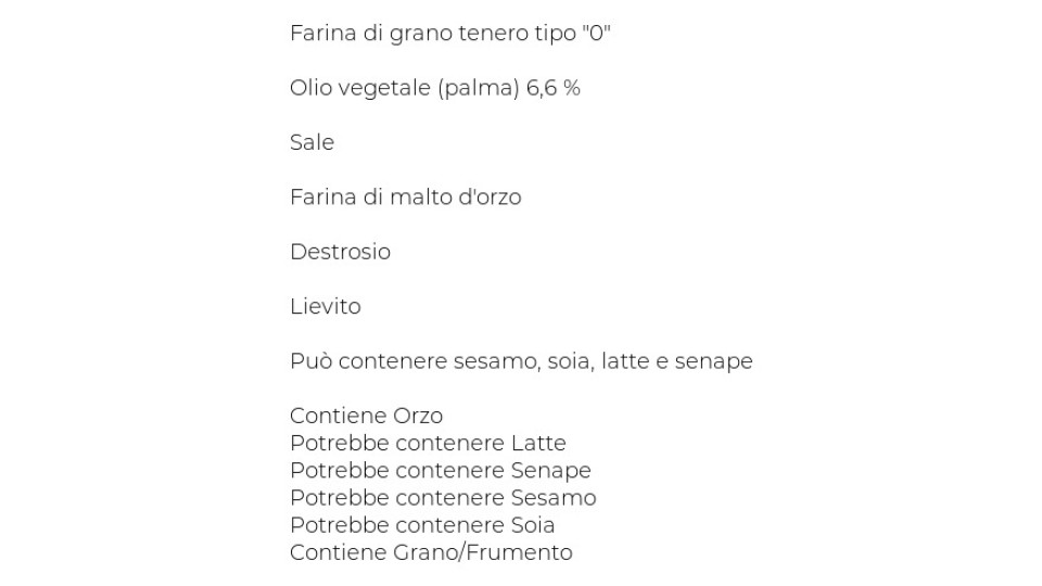San Carlo, grissini Torino