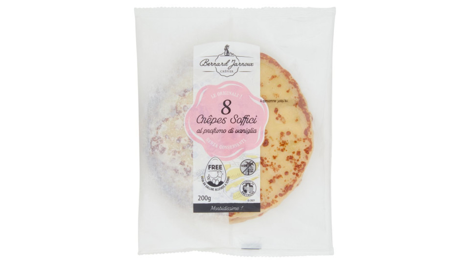 8 Crêpes Soffici Aroma Vaniglia
