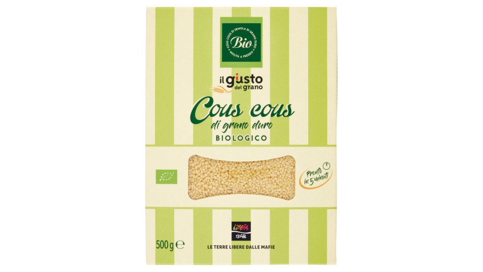 Il Giusto Gusto del Grano Cous Cous di Grano Duro Biologico