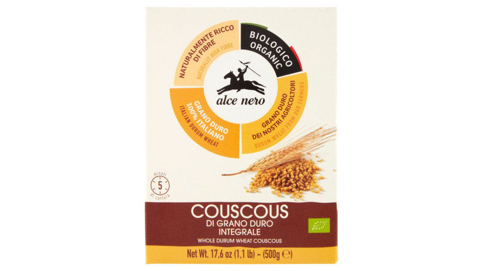 Alce nero Couscous di Grano Duro Integrale Bio