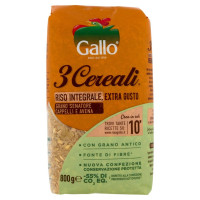 Gallo 3 Cereali Riso Integrale, Avena e Grano