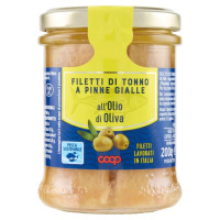 Filetti Di Ventresca Di Tonno A Pinne Gialle All'olio Di Oliva