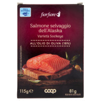 Salmone Selvaggio Dell'alaska Varietà Sockeye All'olio Di Oliva (18%)