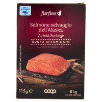 Salmone Selvaggio Dell'alaska Varietà Sockeye Gusto Affumicato All'olio Di Oliva (18%)