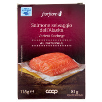 Salmone Selvaggio dell'Alaska Varietà Sockeye al Naturale