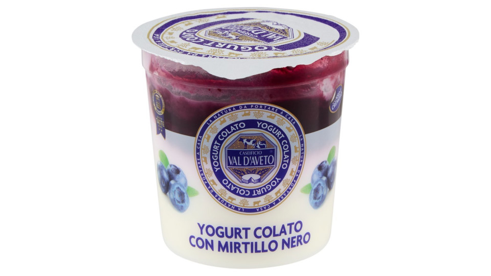 Caseificio Val d'Aveto, yogurt con mirtillo nero