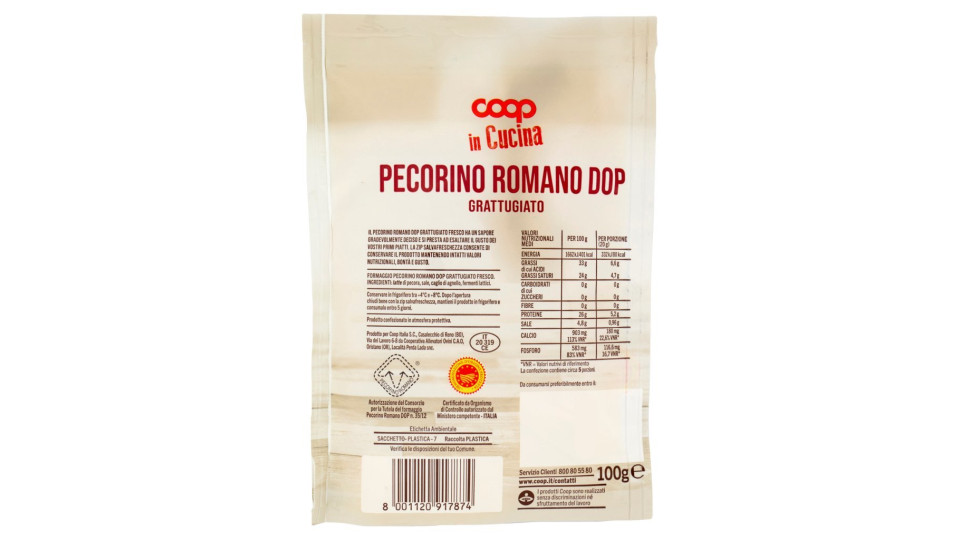 C.A.O. Pecorino Romano DOP grattugiato