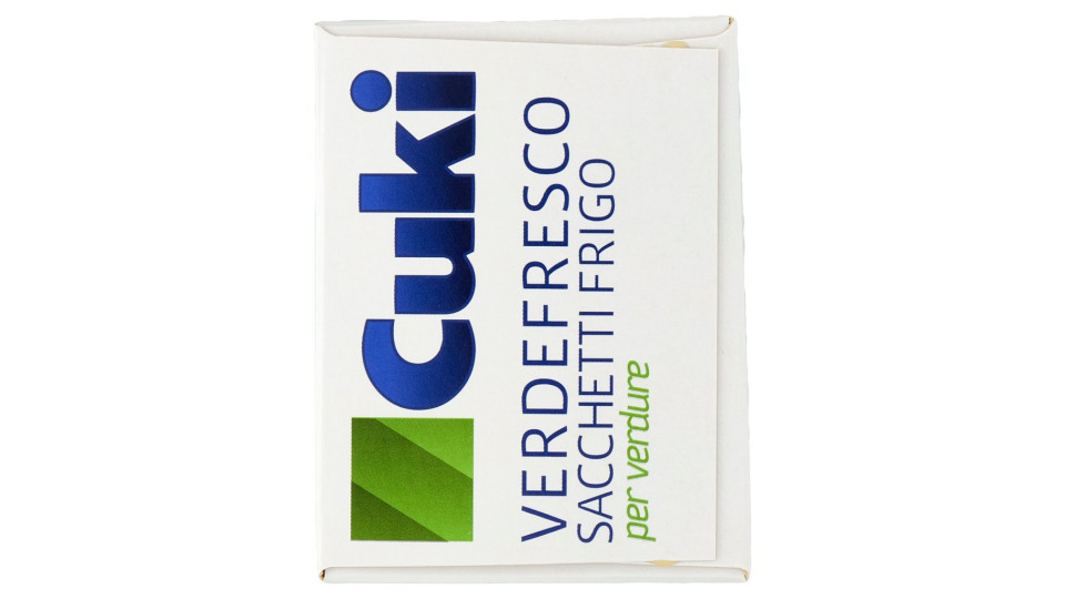Cuki, Verdefresco sacchetti frigo per verdure