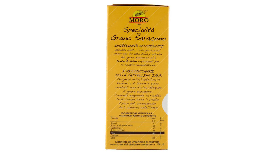 Moro pizzoccheri valtellina