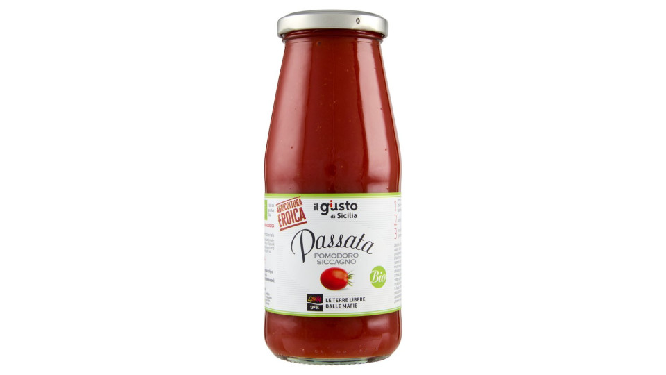 Il Giusto Gusto di Sicilia Passata di Pomodoro Siccagno Biologica