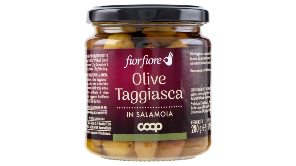Olive Taggiasche in Salamoia