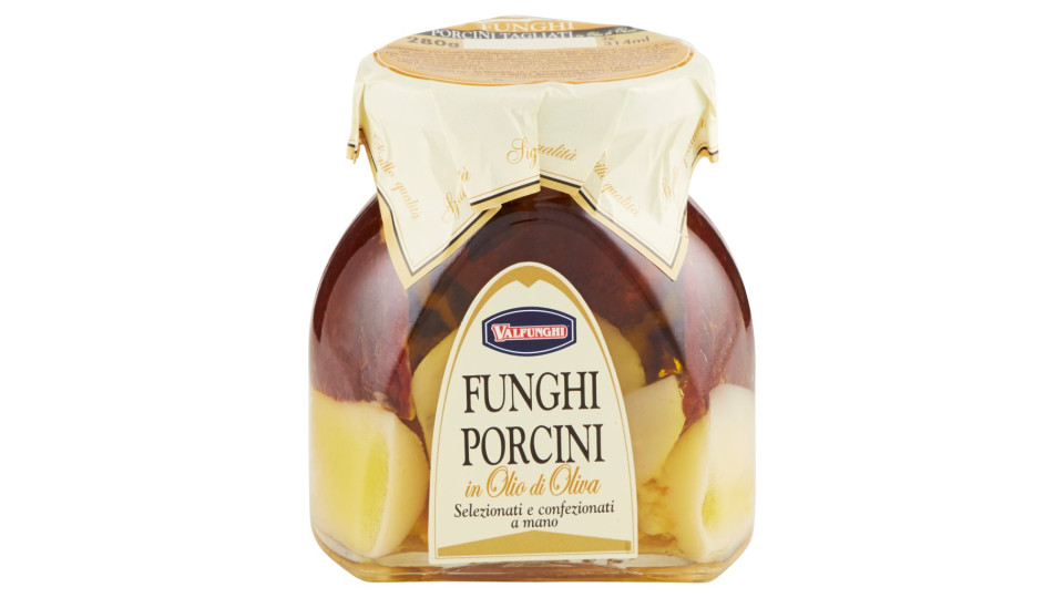Valfunghi, funghi porcini in olio di oliva