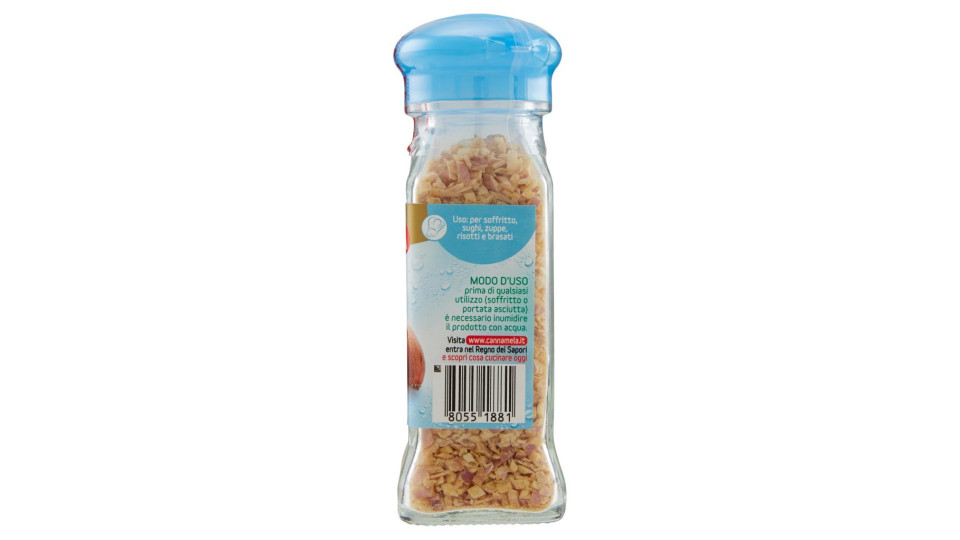 Cannamela, scalogno liofilizzato
