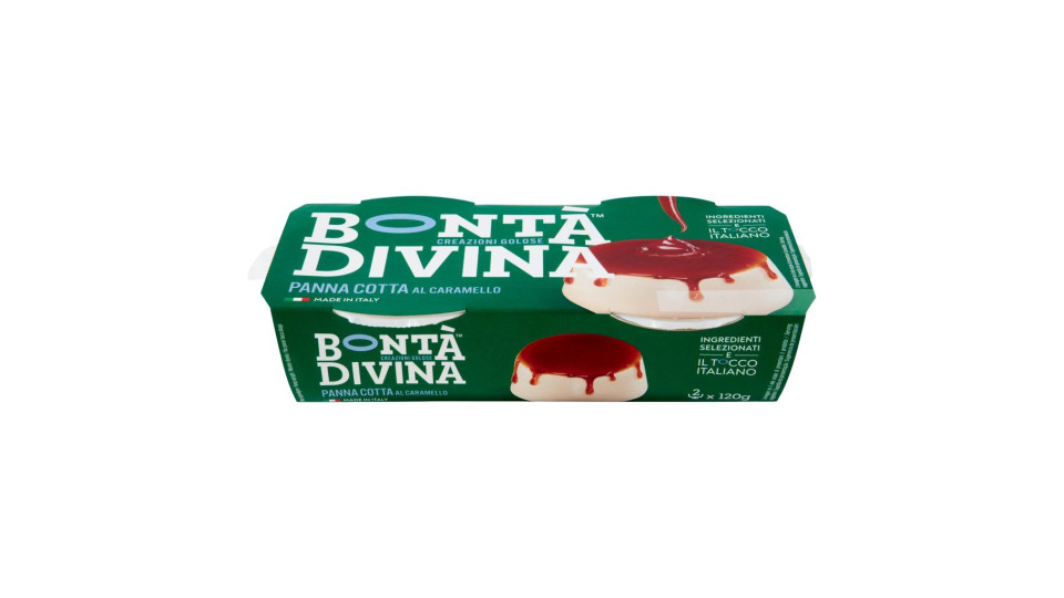 Bontà Divina, panna Cotta al caramello