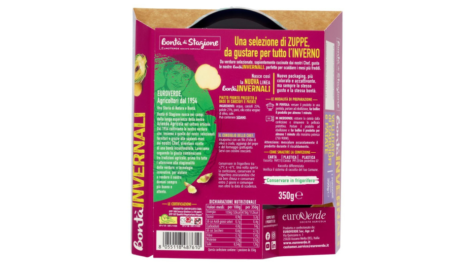 Vellutata di Carciofi e Patate Bontà di Stagione