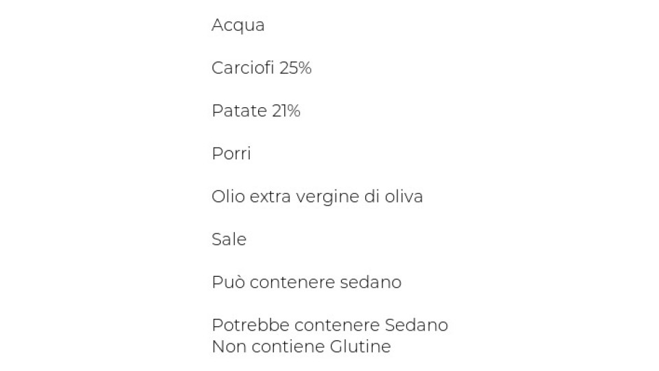 Vellutata di Carciofi e Patate Bontà di Stagione