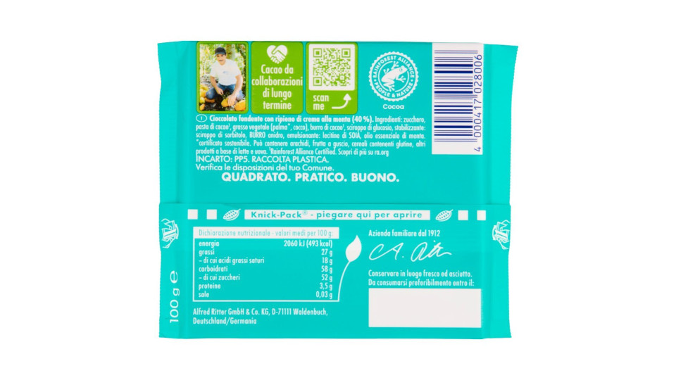 Ritter Sport, menta